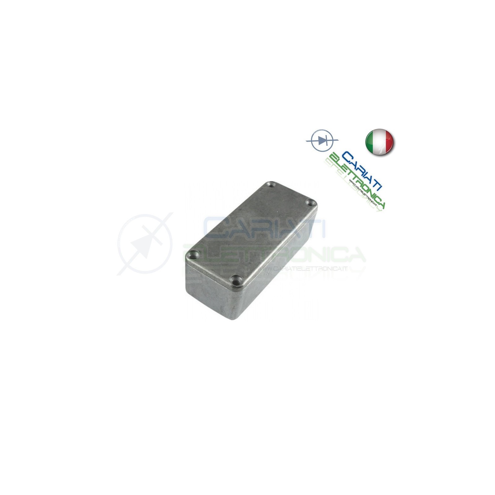 1 PEZZO Contenitore metallico in Alluminio 92x39x31 mm compatibile 1590B