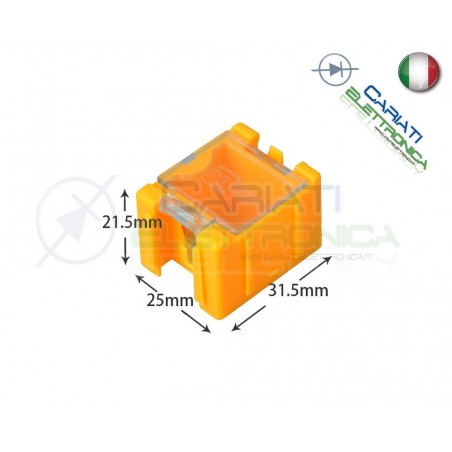 2 PEZZI Contenitore componibile SMD box componenti elettronici o minuterie