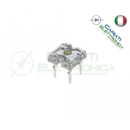 50 pz Led ROSSO Super Flux Sflux 1500mcd 120°