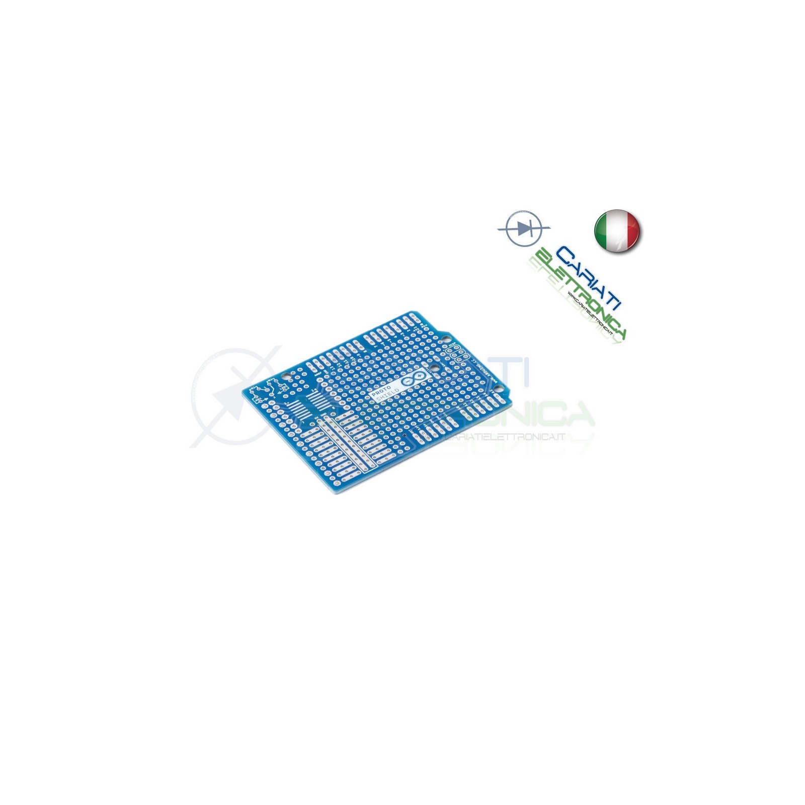 Scheda per ARDUINO UNO REV3 proto shield basetta millefori PCBArduino