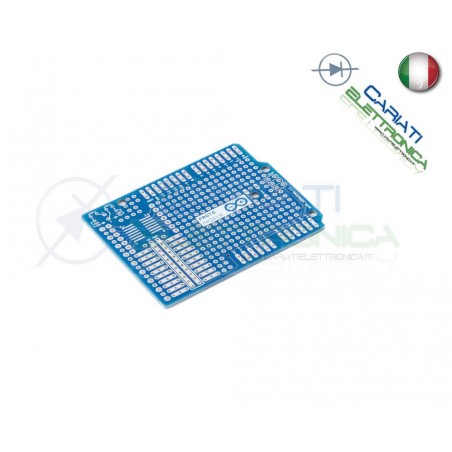 Scheda per ARDUINO UNO REV3 proto shield basetta millefori PCBArduino