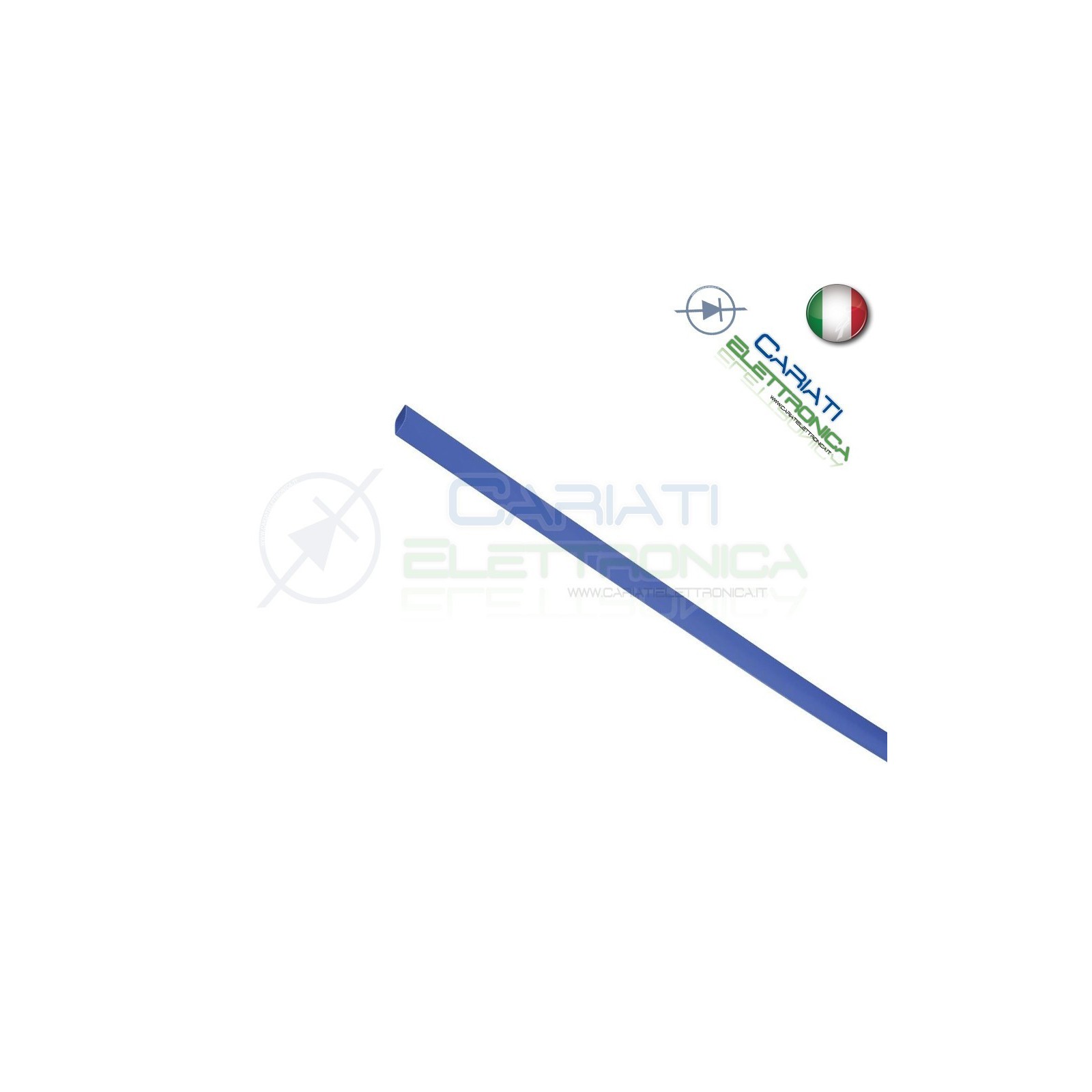 Guaina Termoretraibile Termorestringente BLU 10 metri da 3mm