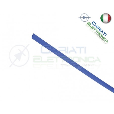Guaina Termoretraibile Termorestringente BLU 10 metri da 3mm