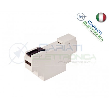 Contenitore Custodia DIN per Guida DIN Grigio Domotica PS