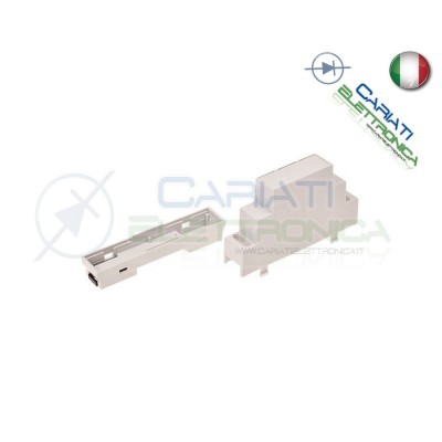 Contenitore Custodia DIN per Guida DIN Grigio Domotica PS