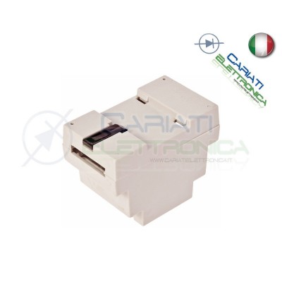 Contenitore Custodia DIN per Guida DIN Grigio DomoticaKrade