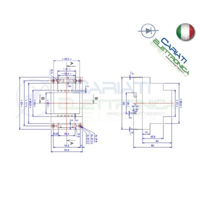 Contenitore Custodia DIN per Guida DIN Grigio DomoticaKrade