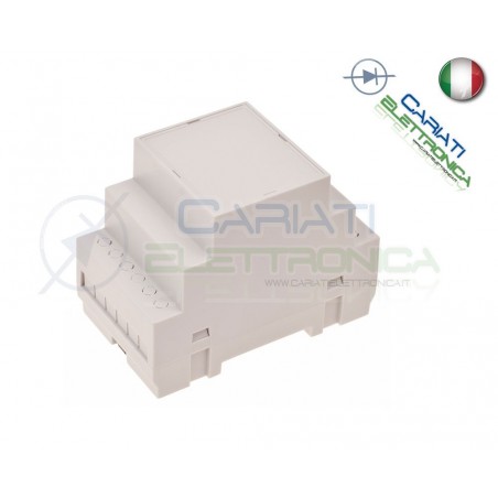 Contenitore Custodia DIN per Guida DIN Grigio Domotica