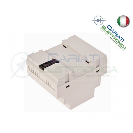 Contenitore Custodia DIN per Guida DIN Grigio Domotica