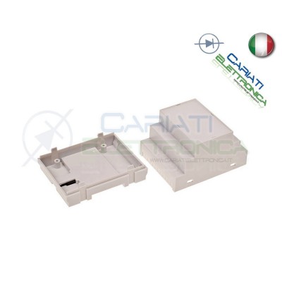 Contenitore Custodia DIN per Guida DIN Grigio Domotica