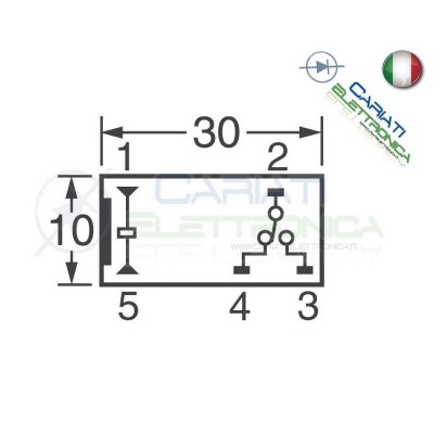 Relè G6RN-1 24VDC Bobina 24V Dc Omron SPDT 8A 250VAC 5A 30VDC Omron