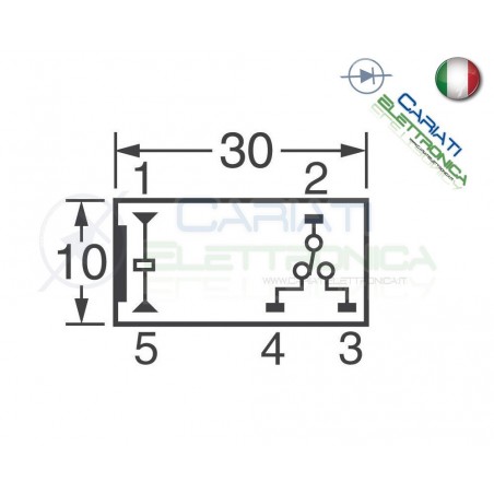 Relè G6RN-1 24VDC Bobina 24V Dc Omron SPDT 8A 250VAC 5A 30VDC Omron