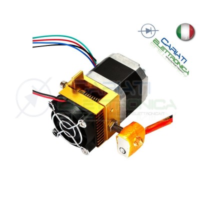 MK8 estrusore 0.4mm Nozzle for Reprap 3D Printer per stampante 3D RAMPS Generico