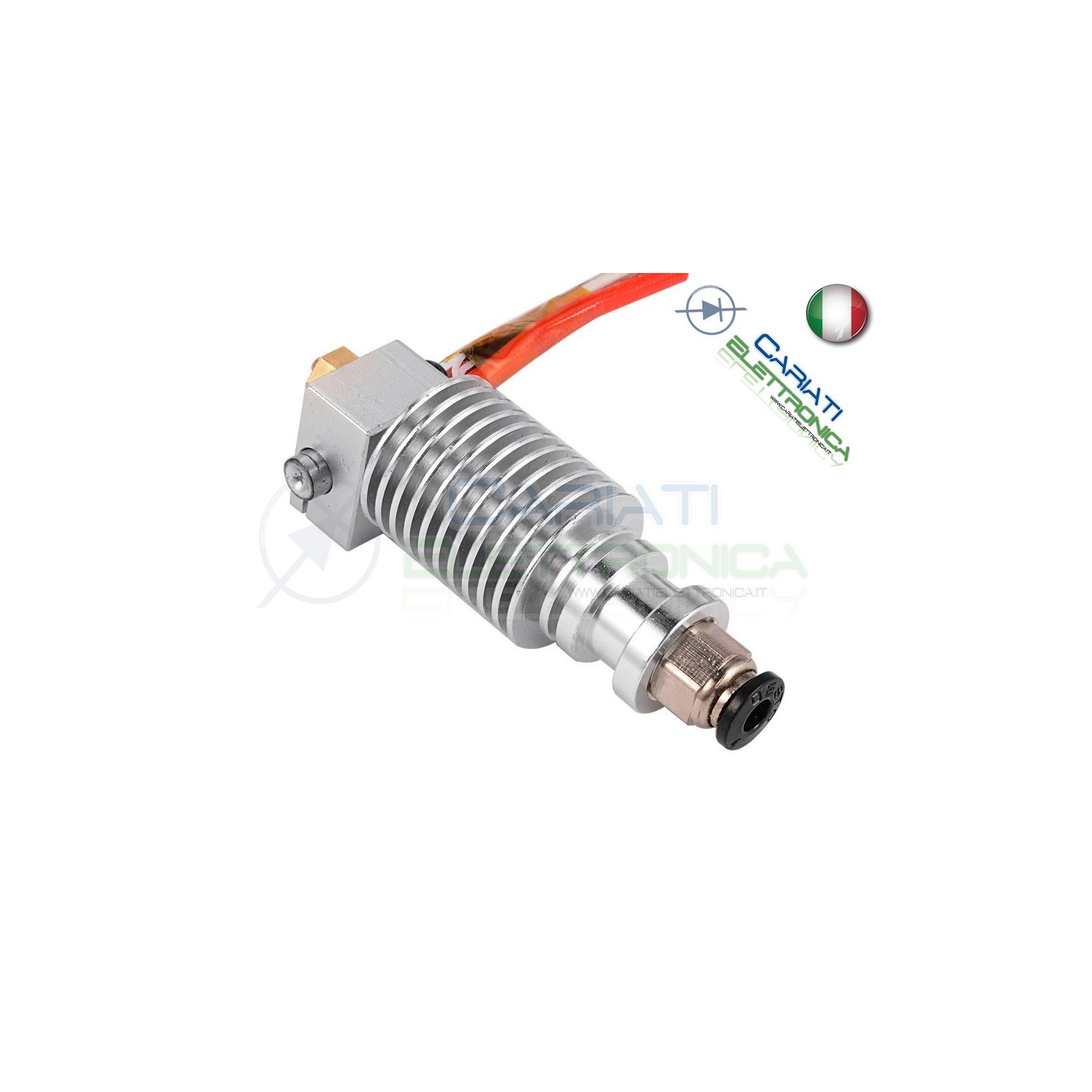 E3D-V6 E3DV6 Dia 0.4mm Metallo Estrusore 3mm Reprap per stampante 3D