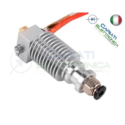E3D-V6 E3DV6 Dia 0.4mm Metallo Estrusore 3mm Reprap per stampante 3D