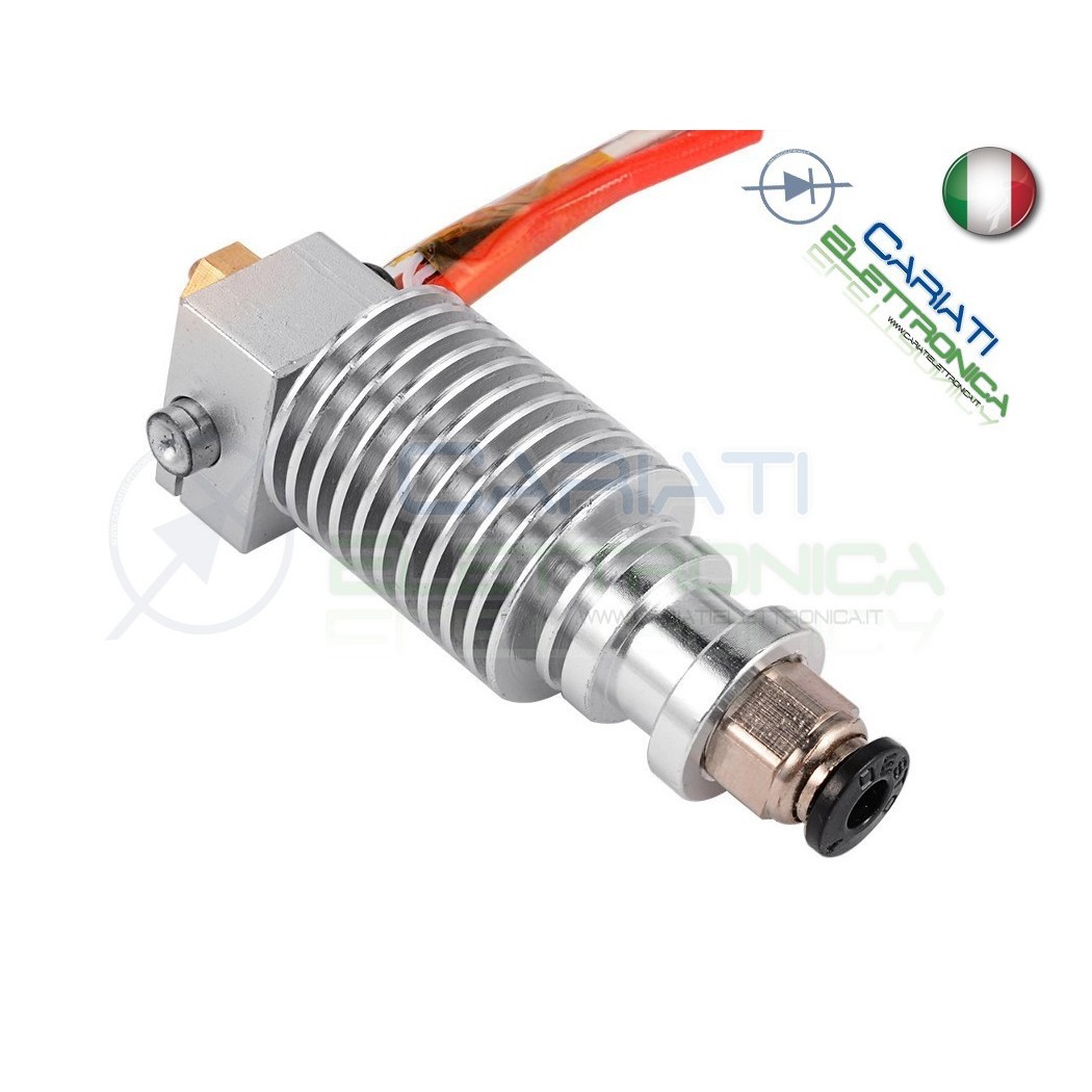 E3D-V6 E3DV6 Dia 0.4mm Metallo Estrusore 1,75mm Reprap per stampante 3D