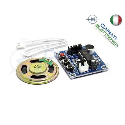 Sensore vocale con ISD1820 voce voice module shield per arduino