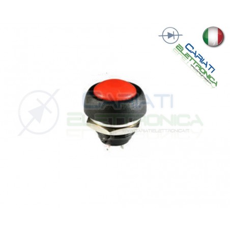 PULSANTE ROSSO IP65 NORMALMENTE APERTO
