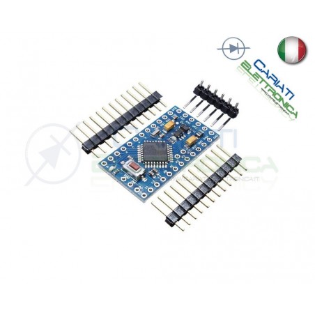 Scheda compatibile Arduino Pro Mini 5V 16Mhz Atmega328P Generico