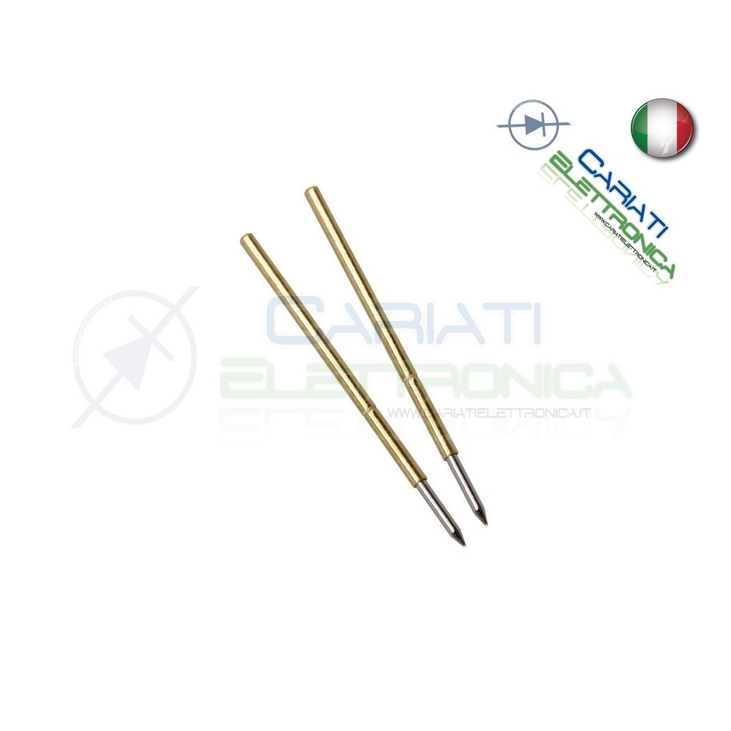 5 PEZZI Sonda test a molla PCB IC P50-B1 di diametro 0.68 mm Spring Probe PinGenerico