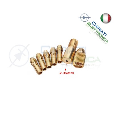 KIT Collettore Adattatore motore shaft asta Drill Bit Collet Micro Twist Generico