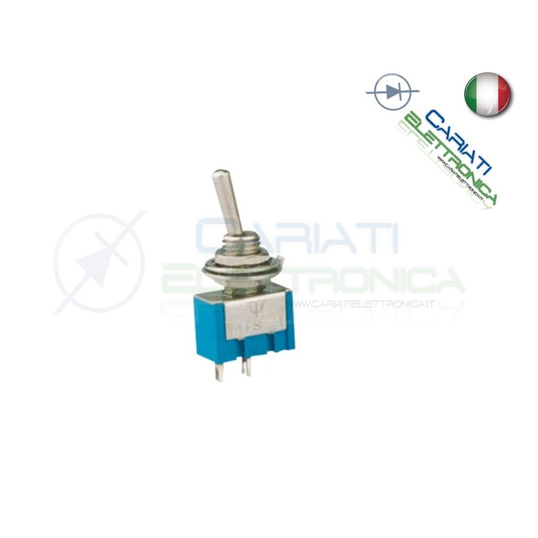 Interruttore Deviatore a Leva ON OFF 2A 250V