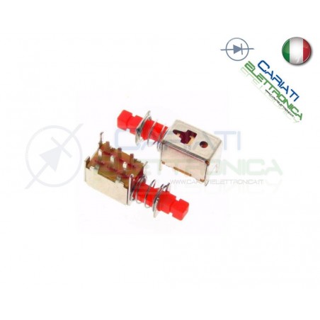 2 PEZZI PULSANTE DEVIATORE DPDT ON ON 50V 300mA 6pin PCB