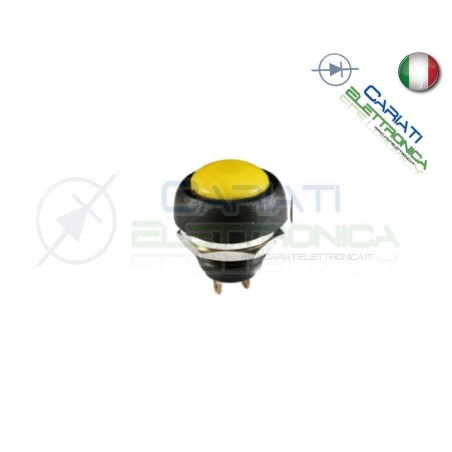 PULSANTE GIALLO IP65 NORMALMENTE APERTO