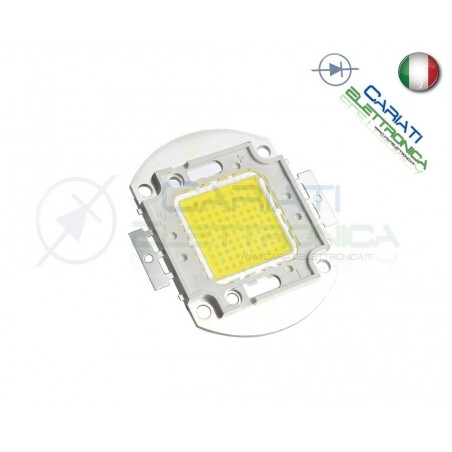 Chip power LED 100W Bianco Freddo 6000K alta Luminosità ricambio faroGenerico