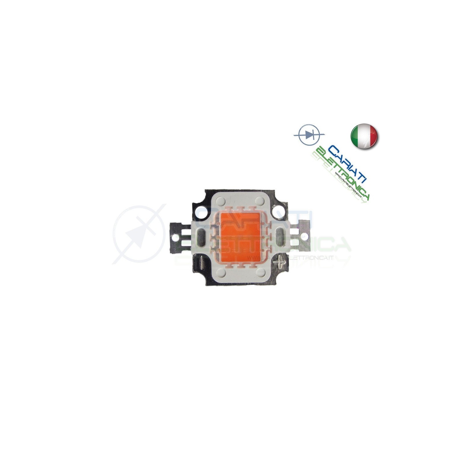 Led Power 380-840nm 10 Watt 10W Allevamento Piante Grow coltivazioneGenerico