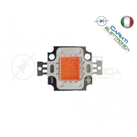 Led Power 380-840nm 10 Watt 10W Allevamento Piante Grow coltivazioneGenerico