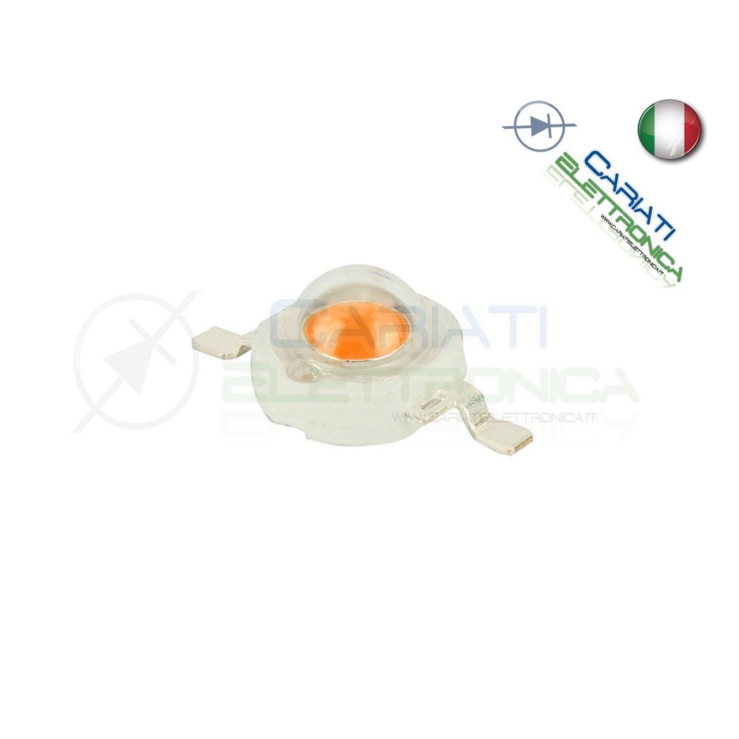 Led Power 400-840nm 3W 3 Watt 700mA spettro completo Allevamento Piante Grow