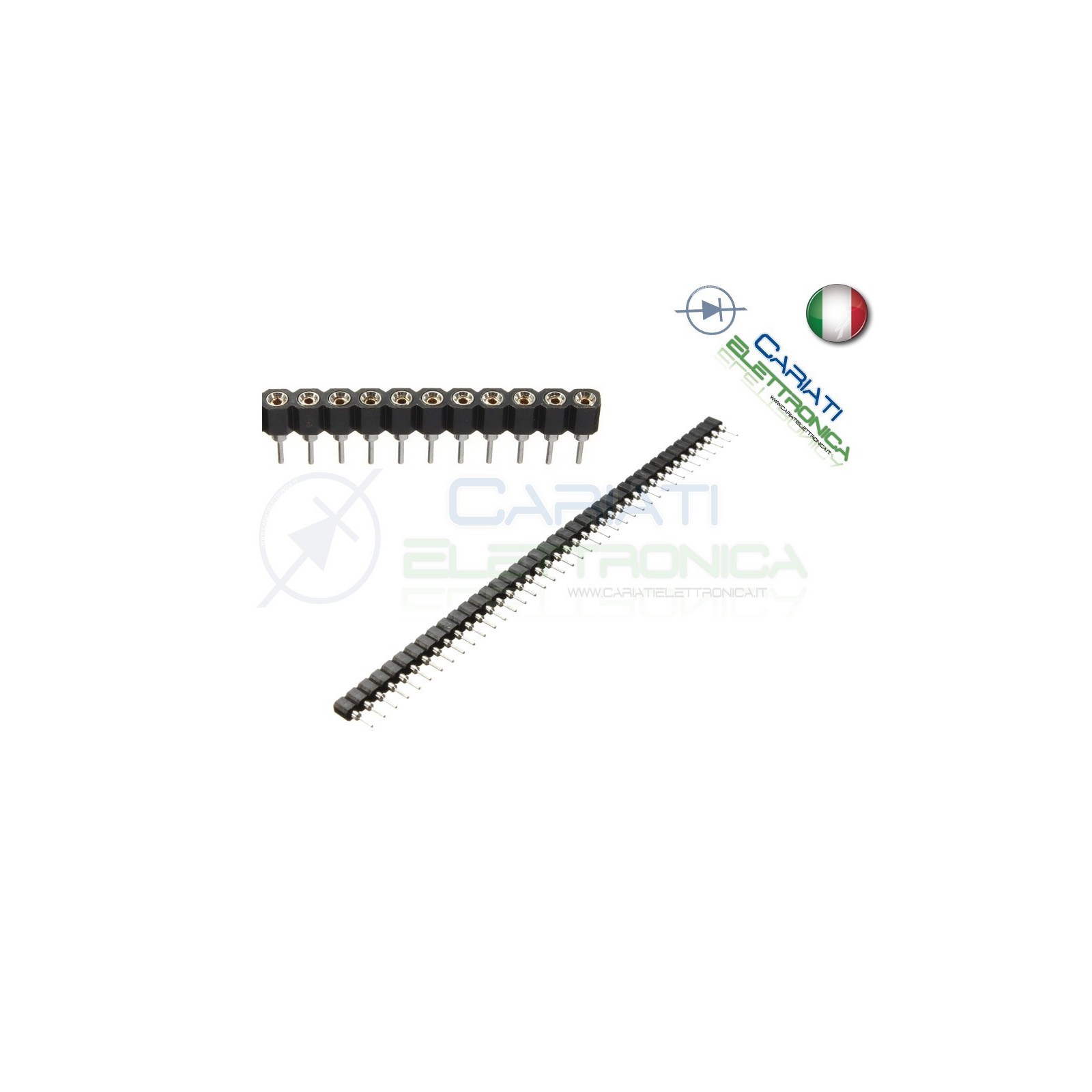 Connettore strip line 40 poli Femmina StripLine passo 2.54mm