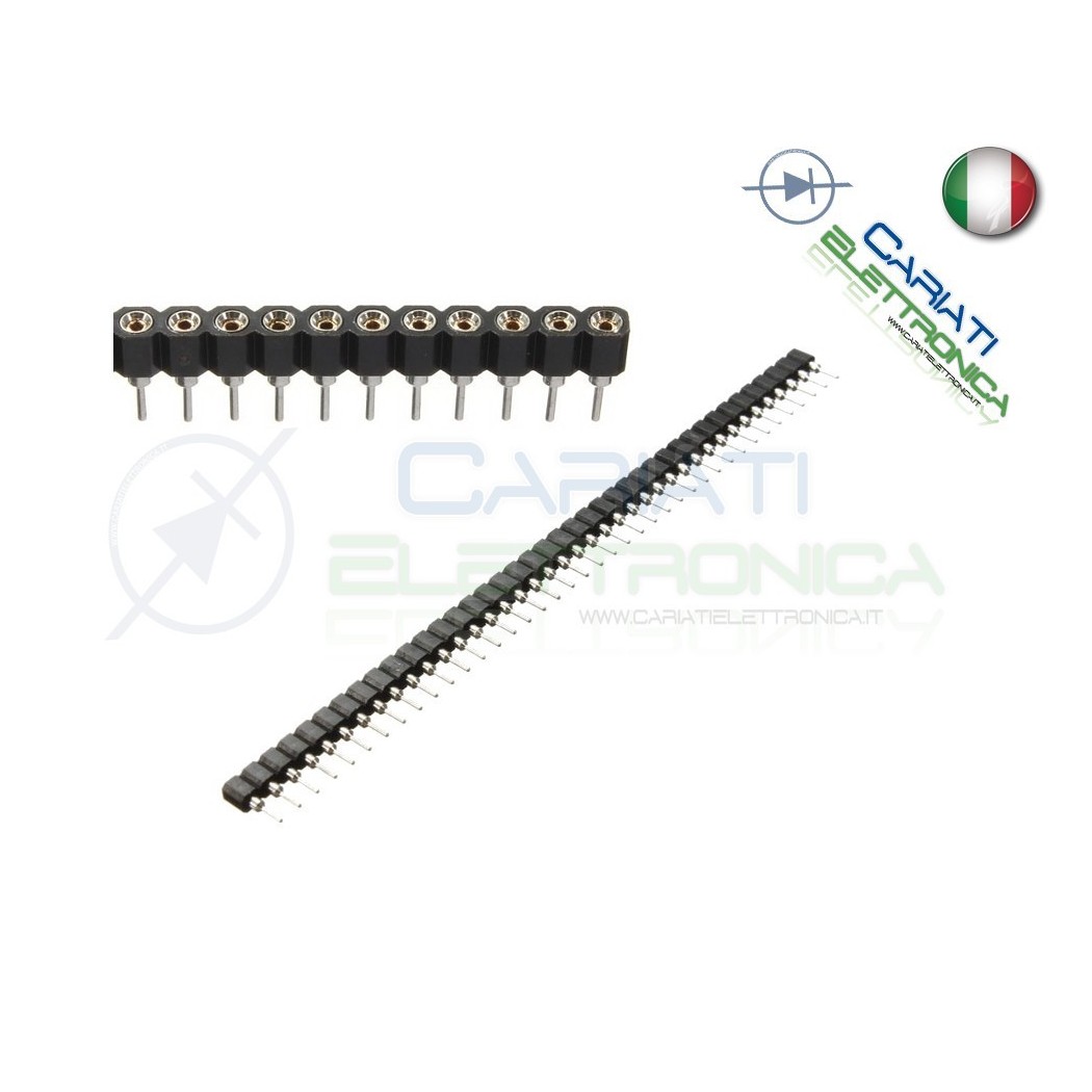 Connettore strip line 40 poli Femmina StripLine passo 2.54mm