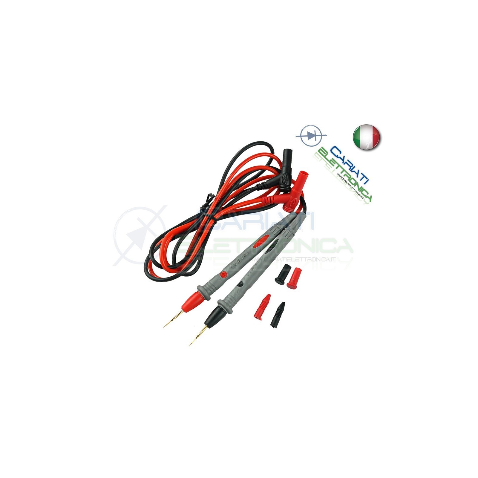 Puntali Cavi per Tester ProfessionaliGenerico