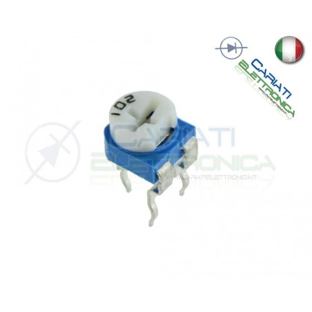 5 pezzi Potenziometro Trimmer Resistenza Variabile 100 ohm