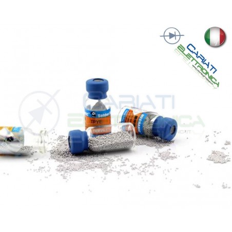 10.000 PALLINE STAGNO Sn63 Pb37 0,76 0.76 mm SOLDER BALL REBALLING