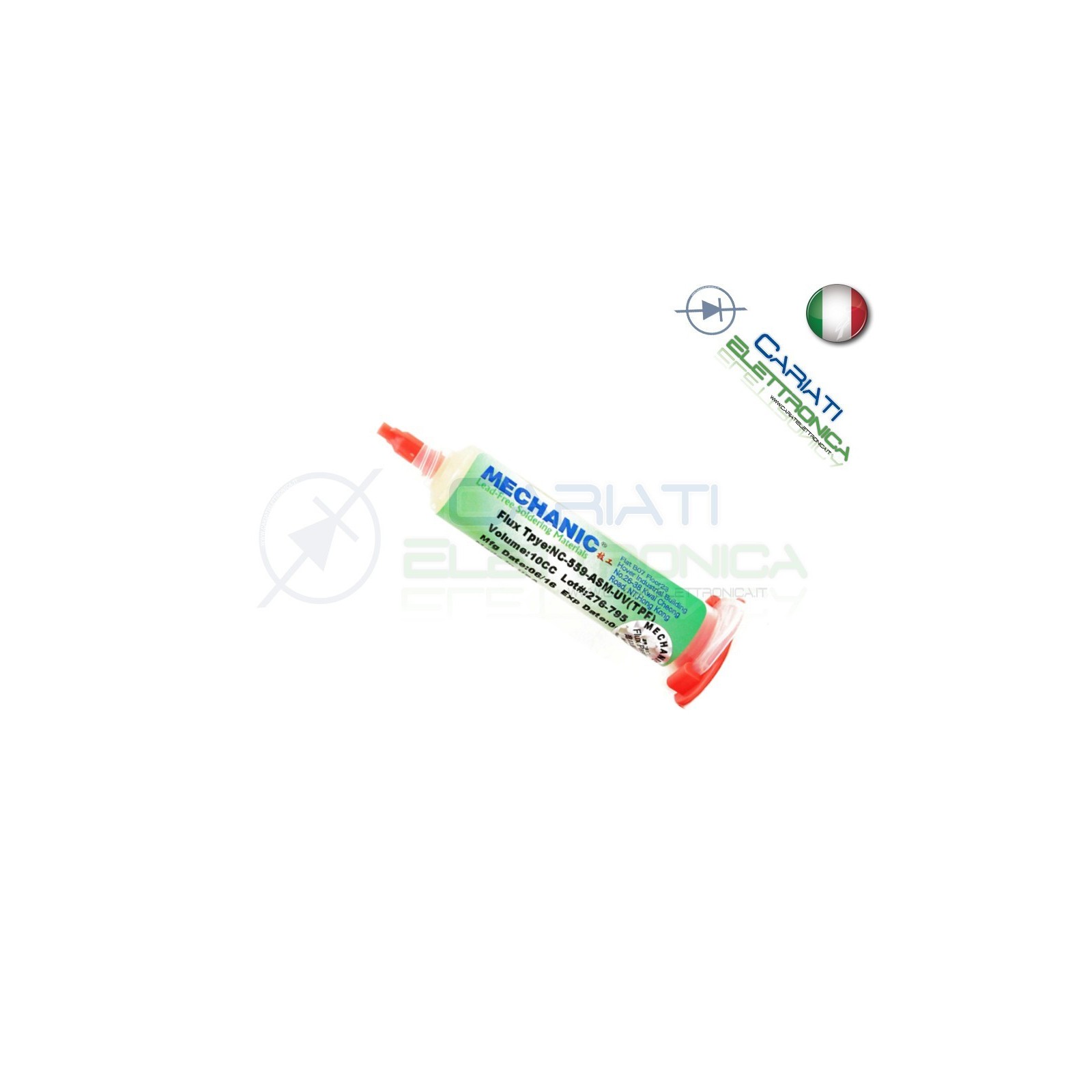 FLUSSANTE FLUX PASTA GEL SALDANTE RMA-223 Saldature Aria Calda SMD