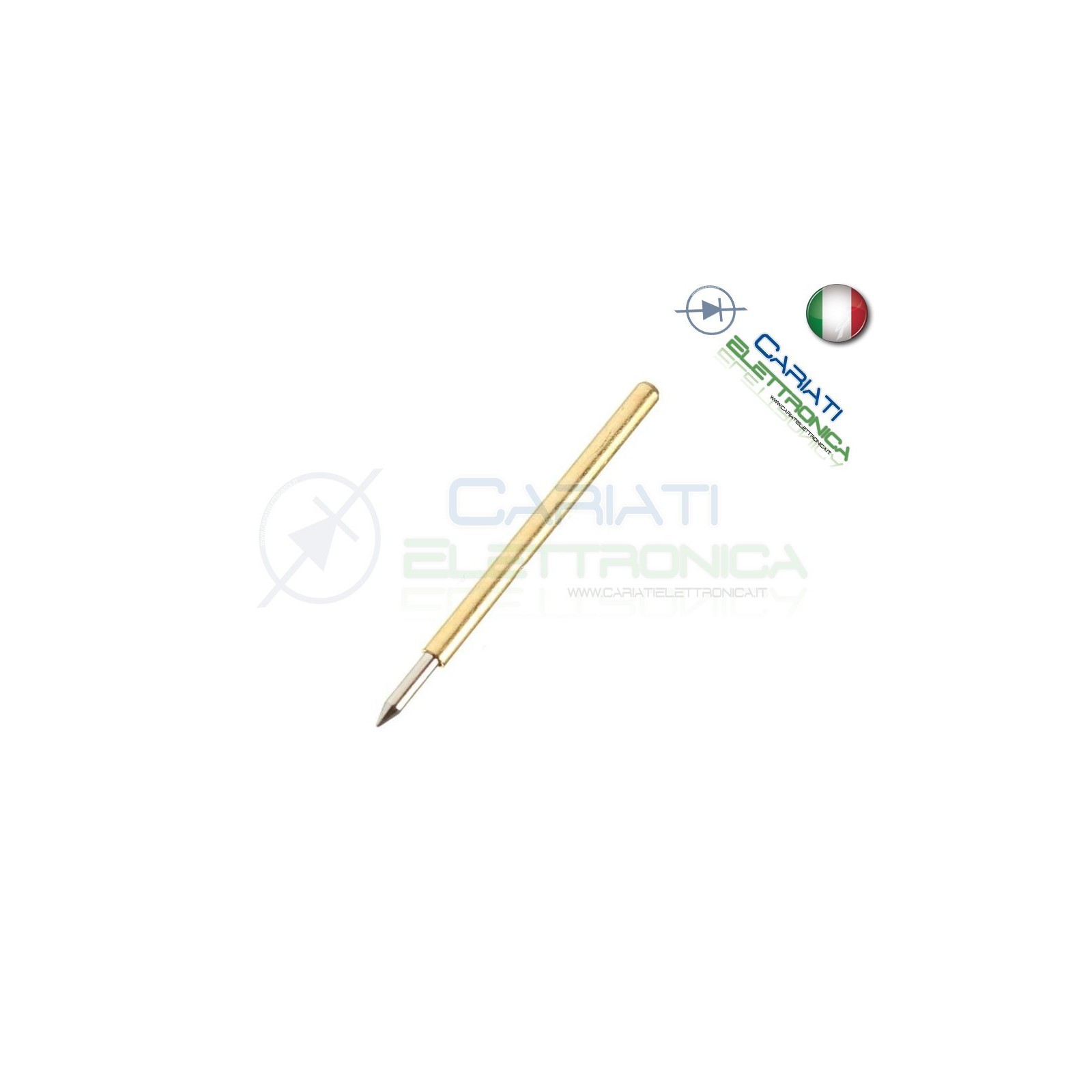 5 PEZZI Sonda test a molla PCB IC P75-B1 ring Probe Pin Generico
