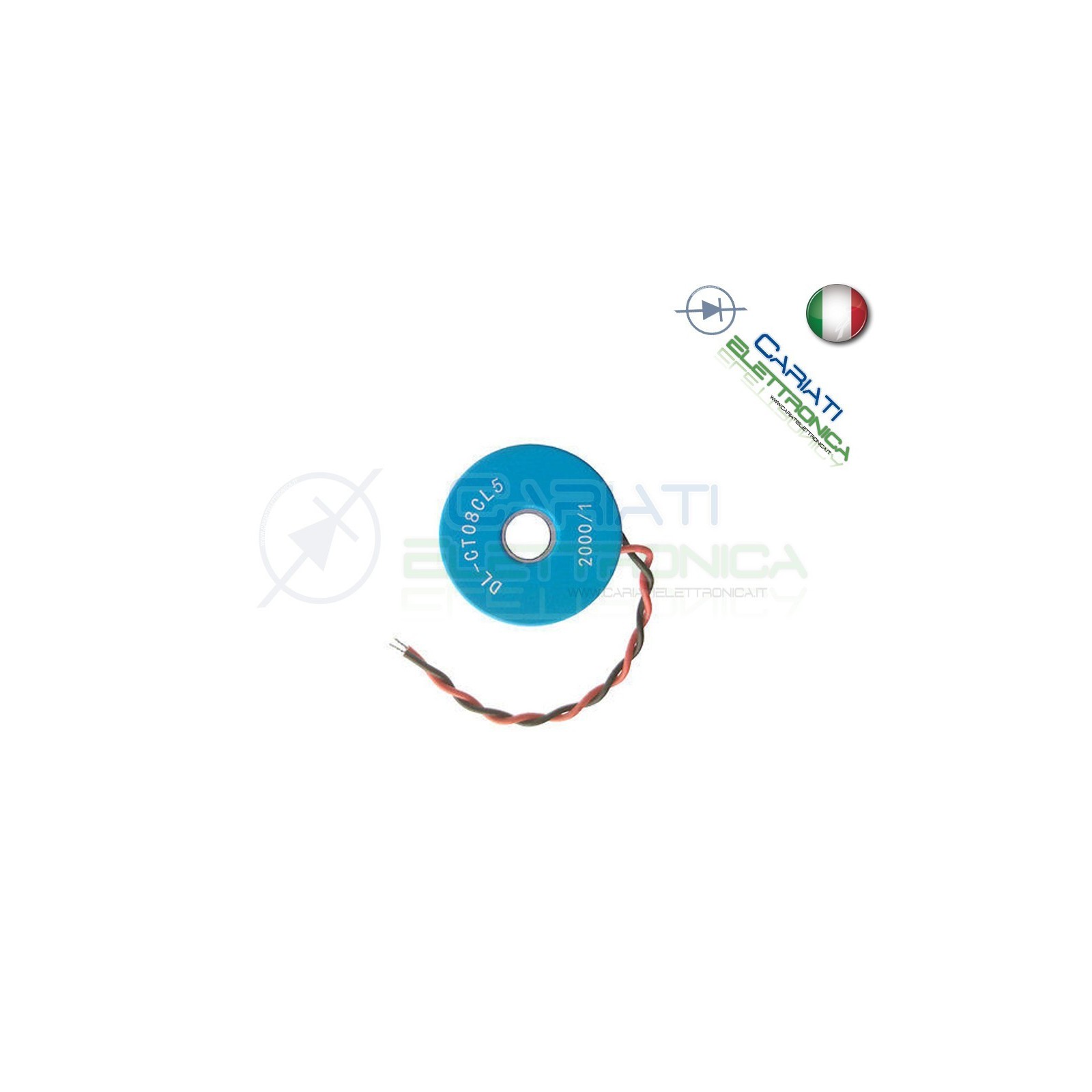 Sensore lettore di corrente DL-CT08CL5 20A/10mA 2000/1 0-120A