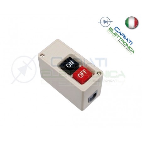 Interruttore ON OFF da pannello quadro con scatola 15A IP30