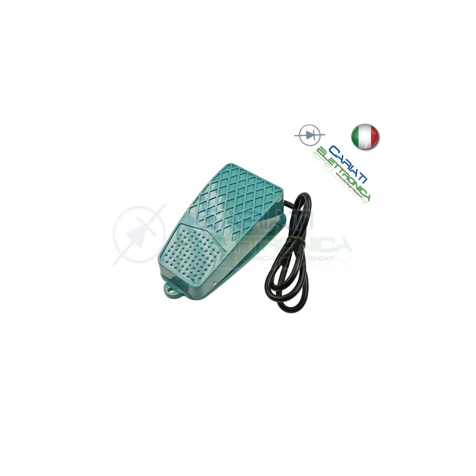 Interruttore SPDT a pedale con cavo da 1m 250V 10A pedeal foot switch