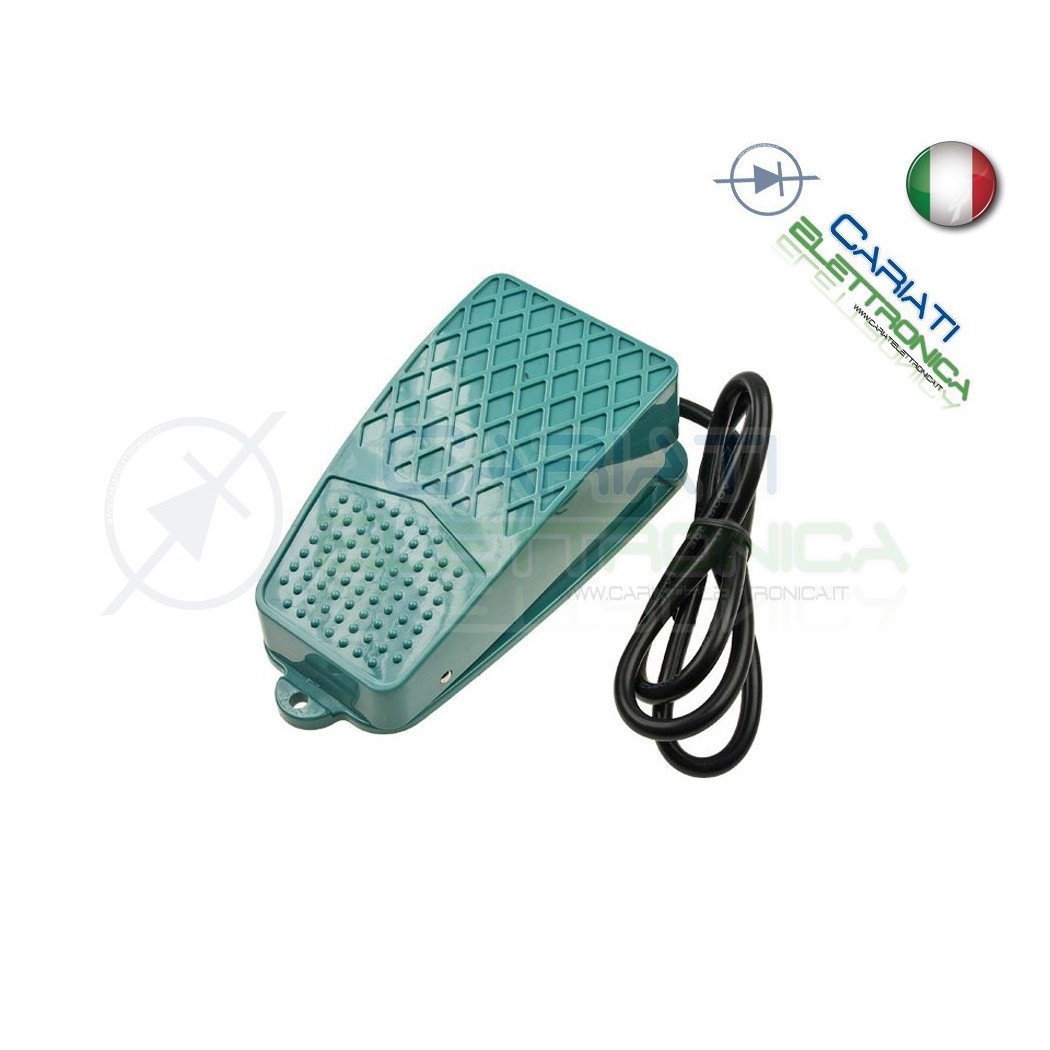 Interruttore SPDT a pedale con cavo da 1m 250V 10A pedeal foot switch