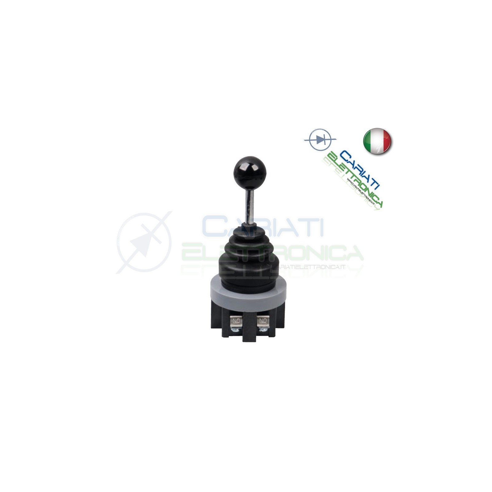 Joystick manopola da pannello industriale DPST NO 250V 6A 2 POSIZIONI