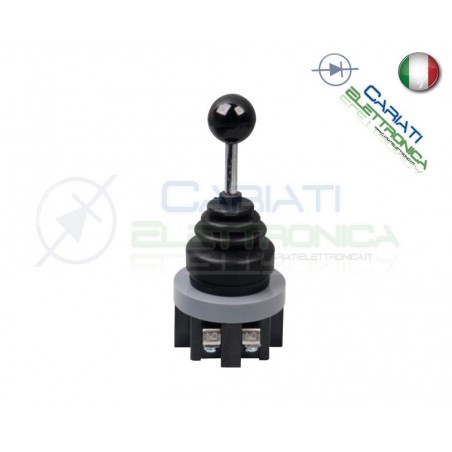 Joystick manopola da pannello industriale DPST NO 250V 6A 2 POSIZIONI