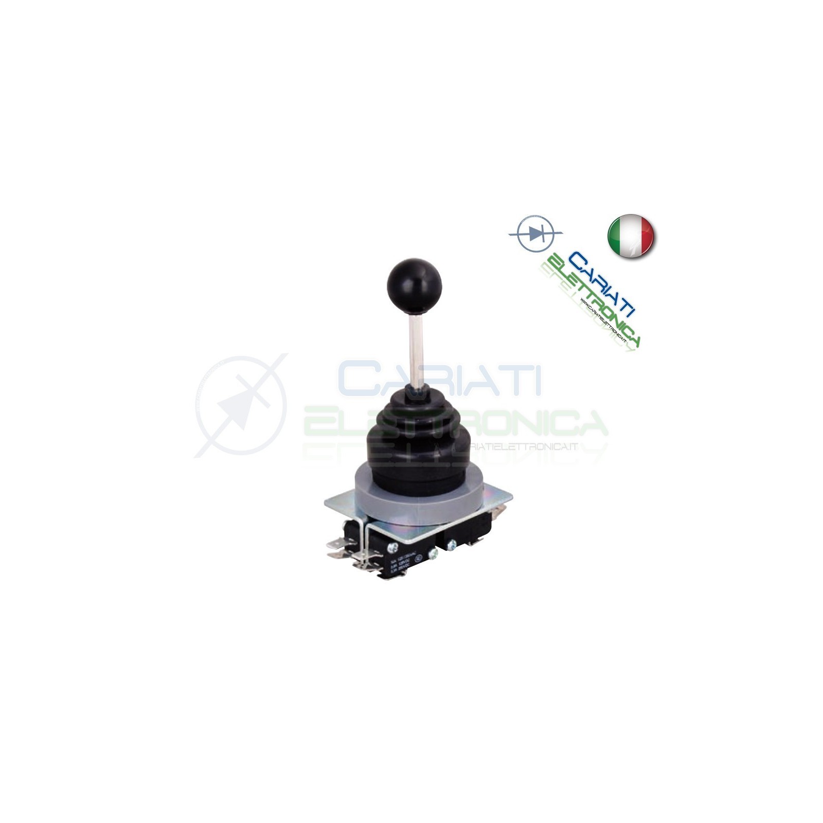 Joystick manopola da pannello industriale 4PDT 220V 6A 4 POSIZIONI