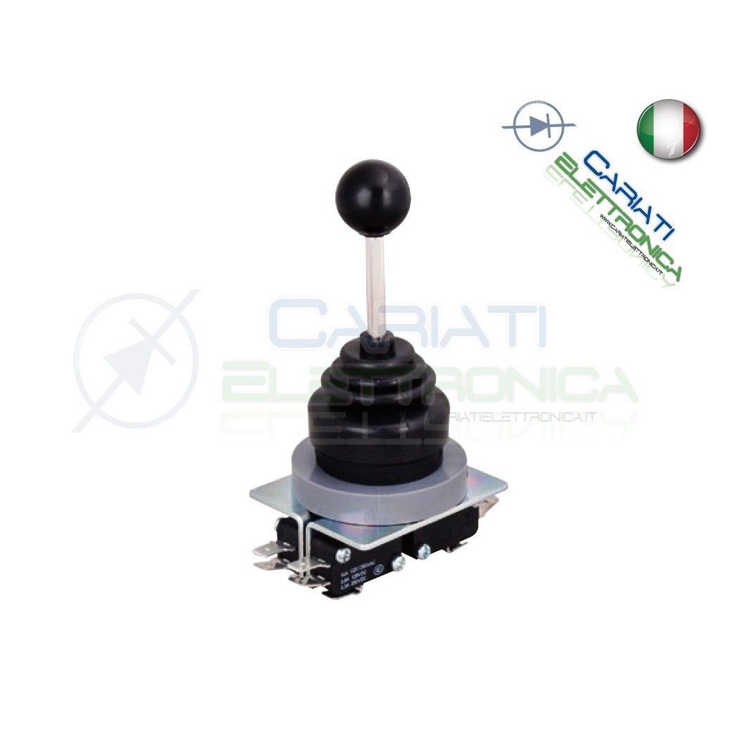 Joystick manopola da pannello industriale 4PDT 220V 6A 4 POSIZIONI