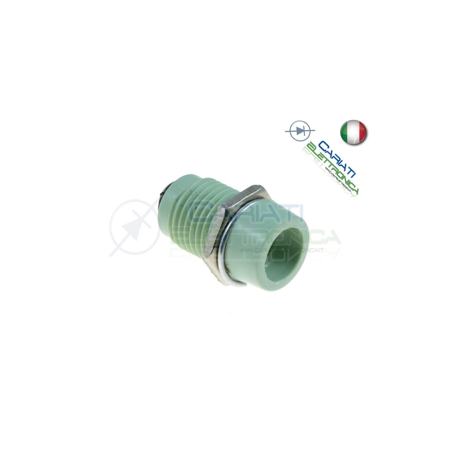 50 PEZZI SUPPORTO PORTA LED 5MM IN PLASTICA