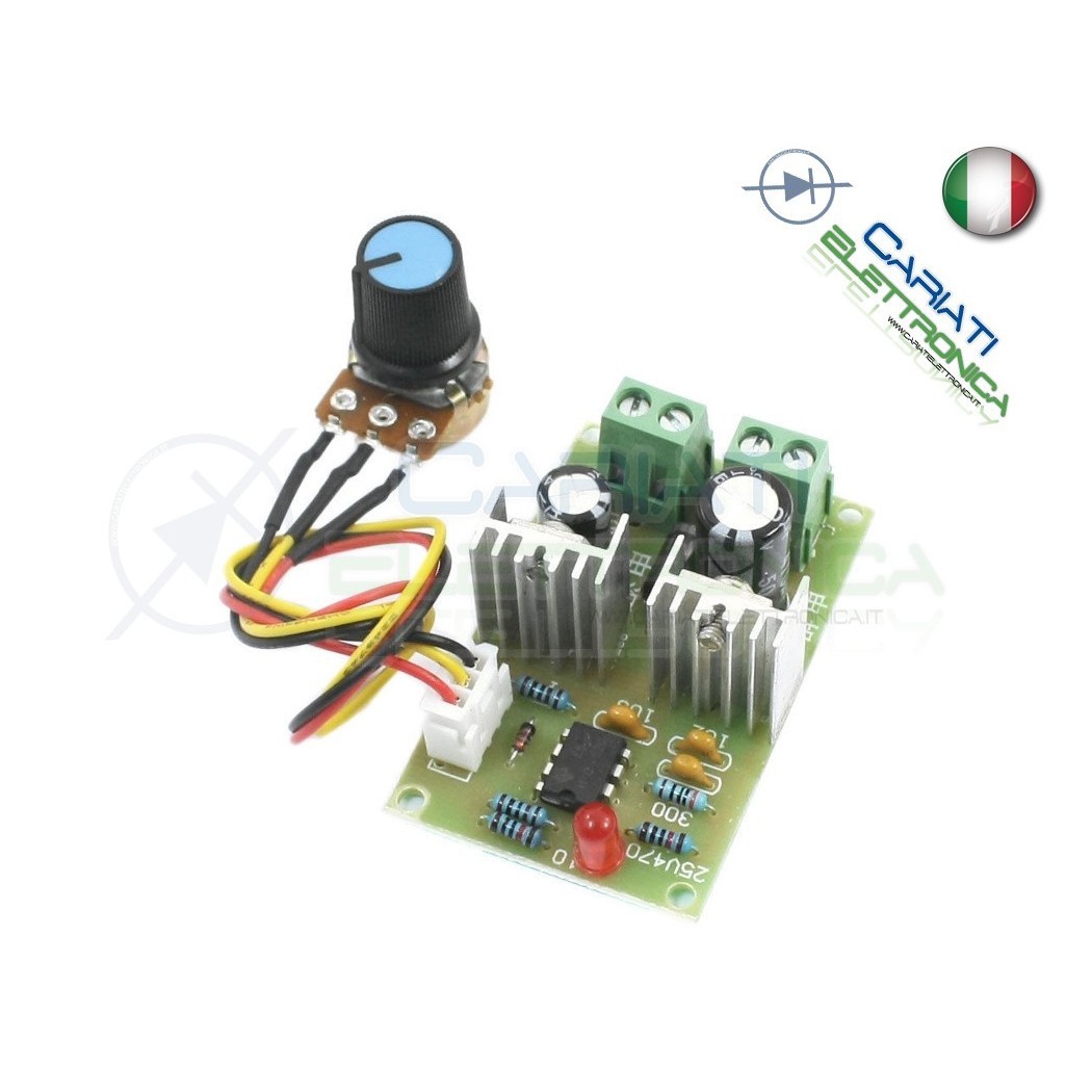 PWM HHO Driver Dimmer regolatore di velocità giri DC 3A 12-24V
