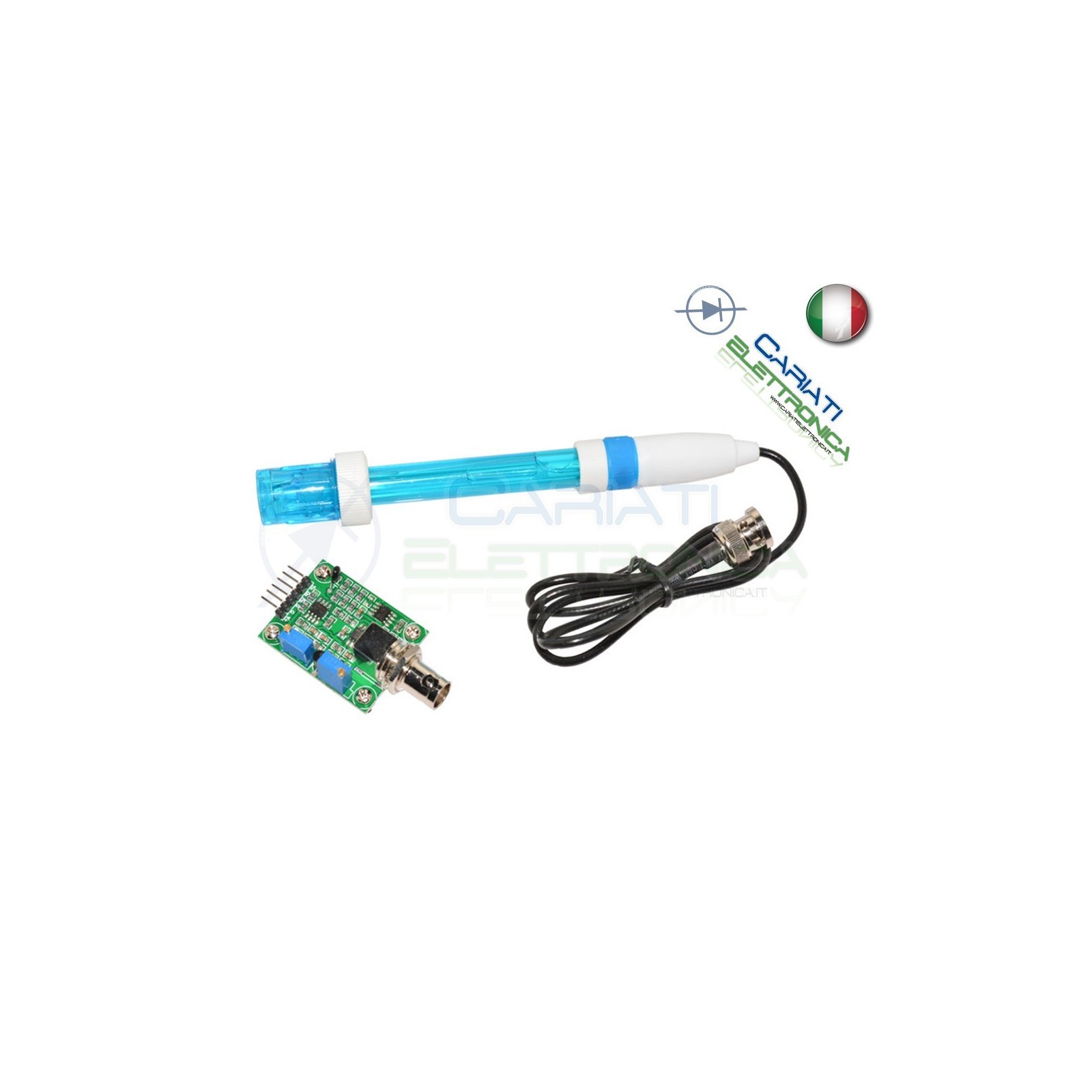 Kit modulo scheda amplificatore con sonda PH shield PHmeter ARDUINO